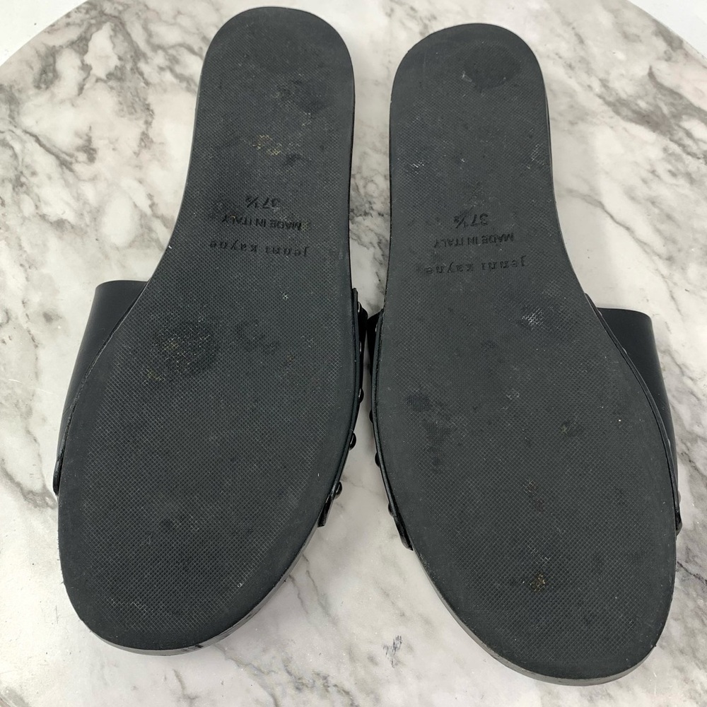 Jenni Kayne Studded Slides Leather 37.5 Minimalist Casual Sporty Classic Edgy - Picture 8 of 16